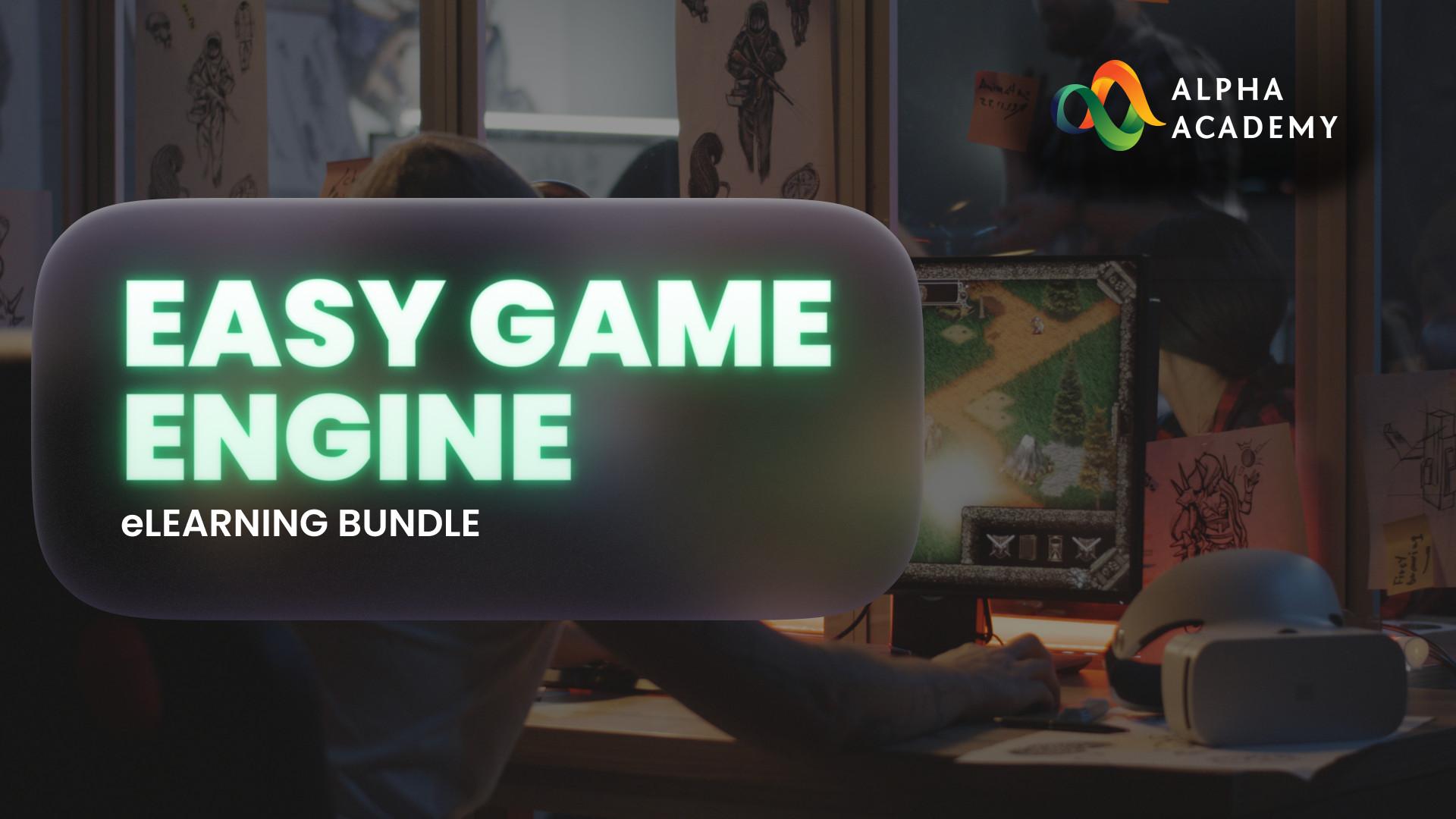 Screen Shot image 0 Easy Game Engine ELearning حزمة Alpha Academy كود
