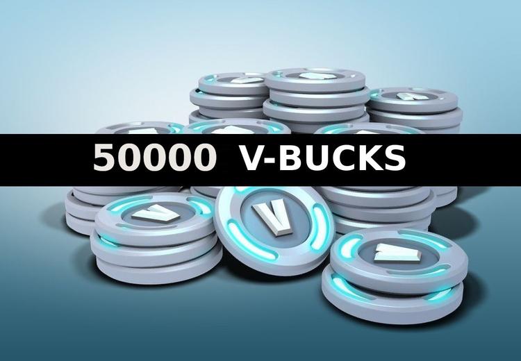 Fortnite - 50000 V-Bucks ايبك قيمز حساب