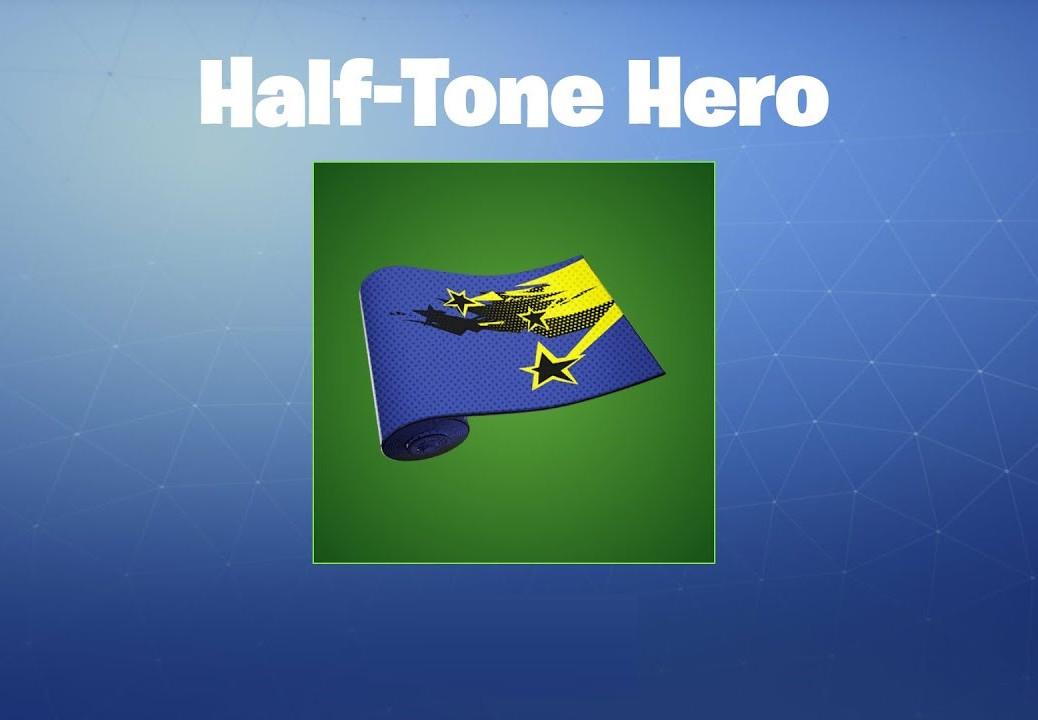 Fortnite - Half Tone Hero Wrap DLC بي سي ايبك قيمز كود رقمي