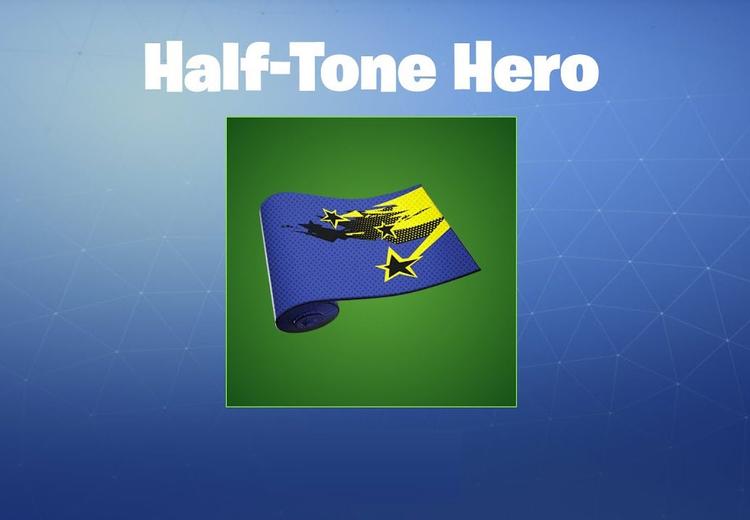 Fortnite - Half Tone Hero Wrap DLC بي سي ايبك قيمز كود رقمي
