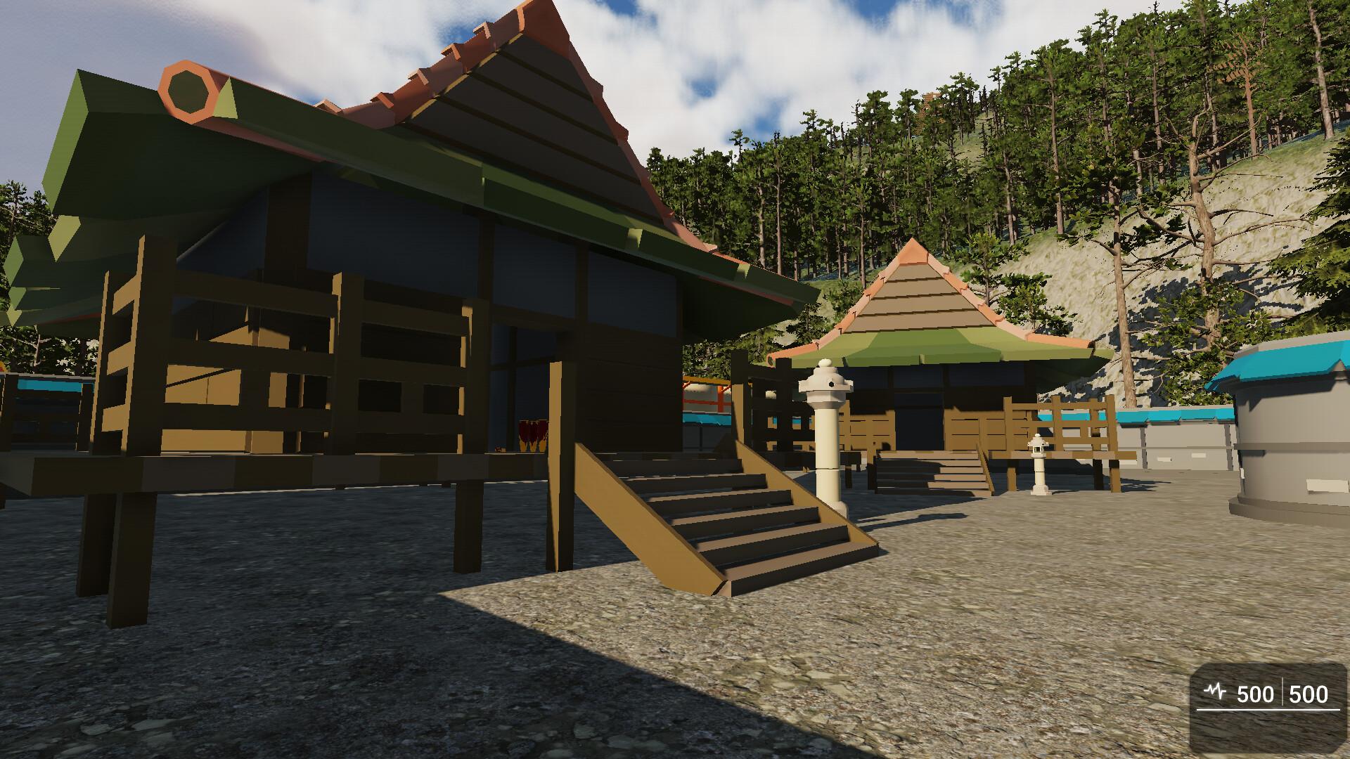 Screen Shot image 0 GameGuru MAX - Low Poly Asset Pack - Far East Outpost DLC بي سي ستيم كود رقمي