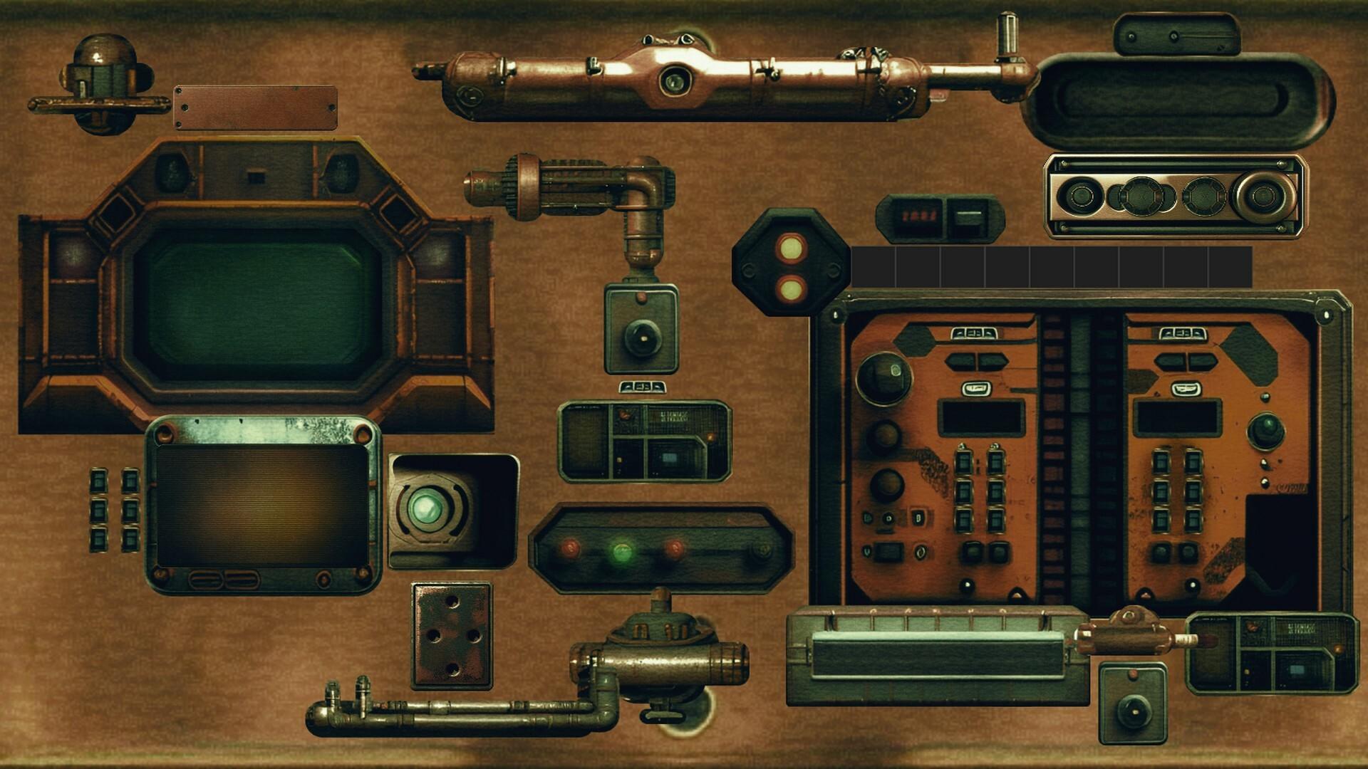Screen Shot image 0 GameGuru MAX Wasteland Asset Pack - HUD'S Volume 2 DLC بي سي ستيم كود رقمي