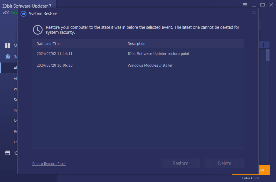 Screen Shot image 3 IObit Software Updater 7 Pro مفتاح (1 سنه / 3 اجهزة كمبيوتر مكتبي)