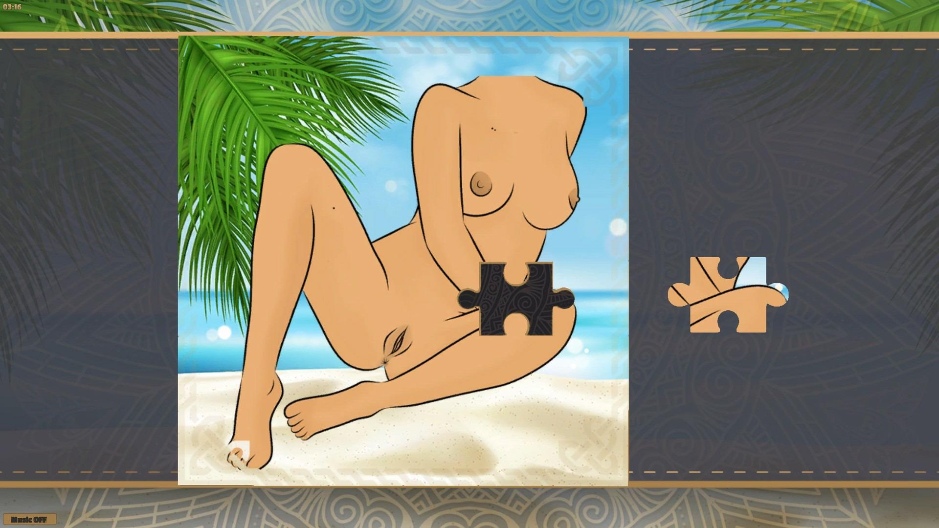 Screen Shot image 3 LineArt Jigsaw Puzzle - Erotica Summer ستيم كود رقمي