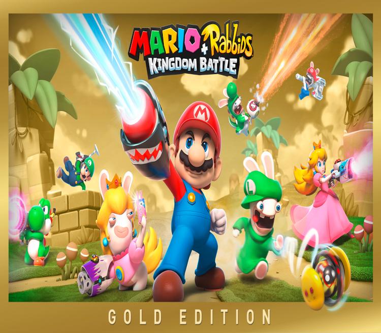 Mario + Rabbids Kingdom Battle اصدار النسخة الذهبية اوروبي نينتندو سويتش كود رقمي
