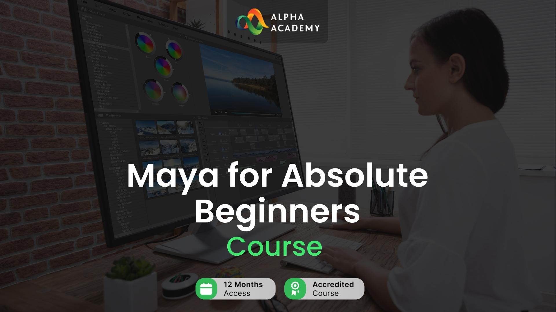 Screen Shot image 0 Maya For Absolute Beginners Alpha Academy كود