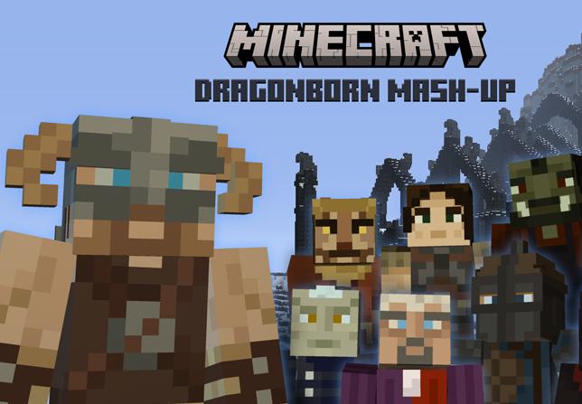 Minecraft - Dragonborn Mash-Up DLC ارجنتيني اكسبوكس 1 كود رقمي