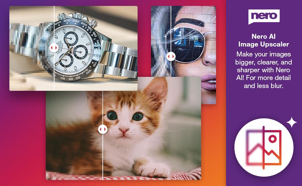 Screen Shot image 0 Nero AI Image Upscaler كود رقمي (1 سنه / 1 بي سي)