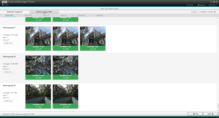 Screen Shot image 0 Nero DuplicateManager Photo 2022 كود رقمي (مدى الحياة / 1 بي سي)