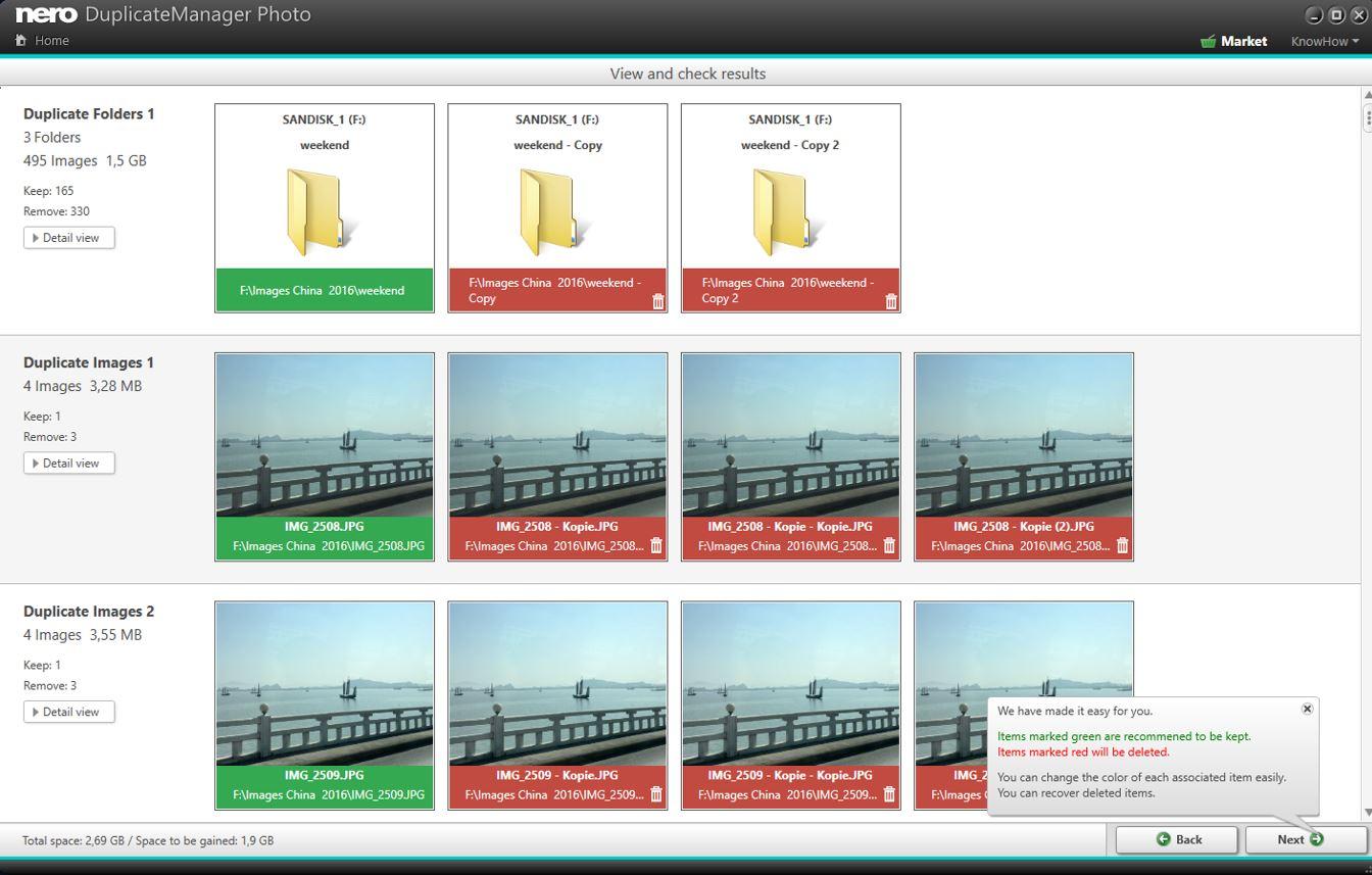 Screen Shot image 5 Nero DuplicateManager Photo 2022 كود رقمي (مدى الحياة / 1 بي سي)