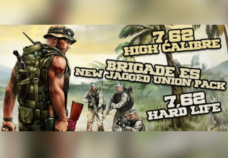 7,62 High Calibre + 7,62 Hard Life + Brigade E5: New Jagged Union Pack بي سي ستيم كود رقمي