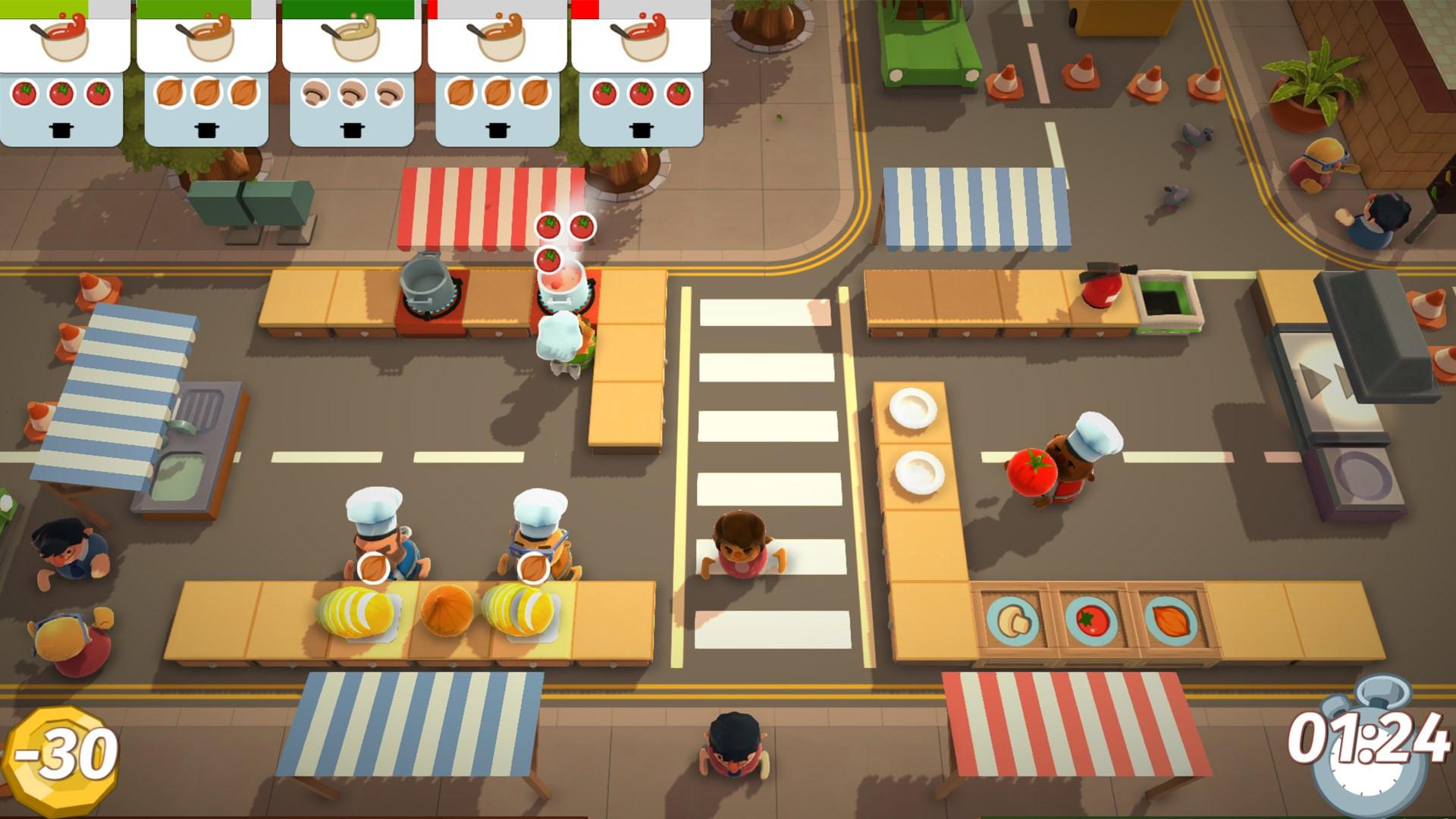 Screen Shot image 0 Overcooked! + Overcooked! 2 اوروبي اكسبوكس 1 كود رقمي