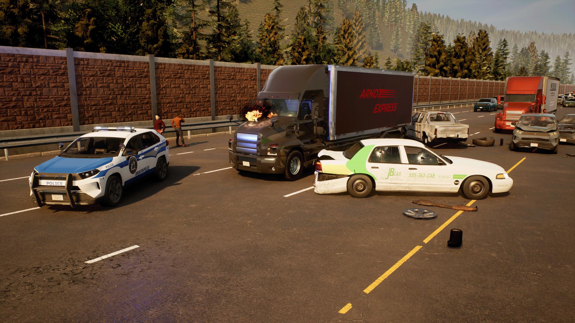 Screen Shot image 1 Police Simulator: Patrol Officers: Highway Patrol Expansion DLC بي سي ستيم كود رقمي