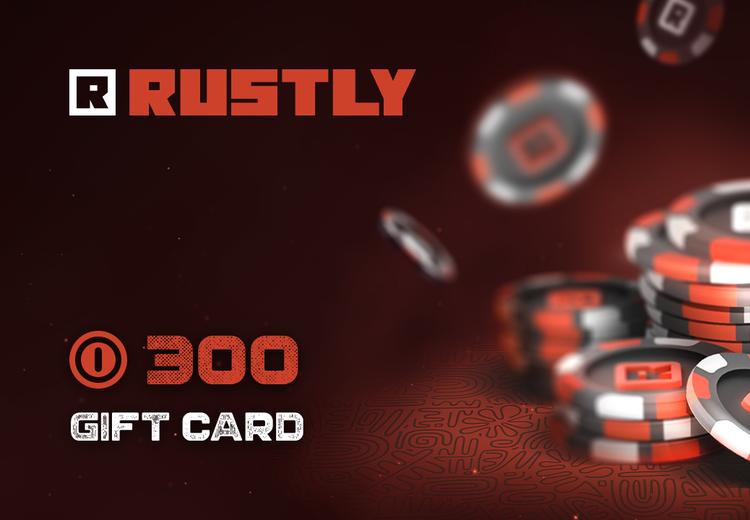 Rustly 300 Coin هدية بطاقة
