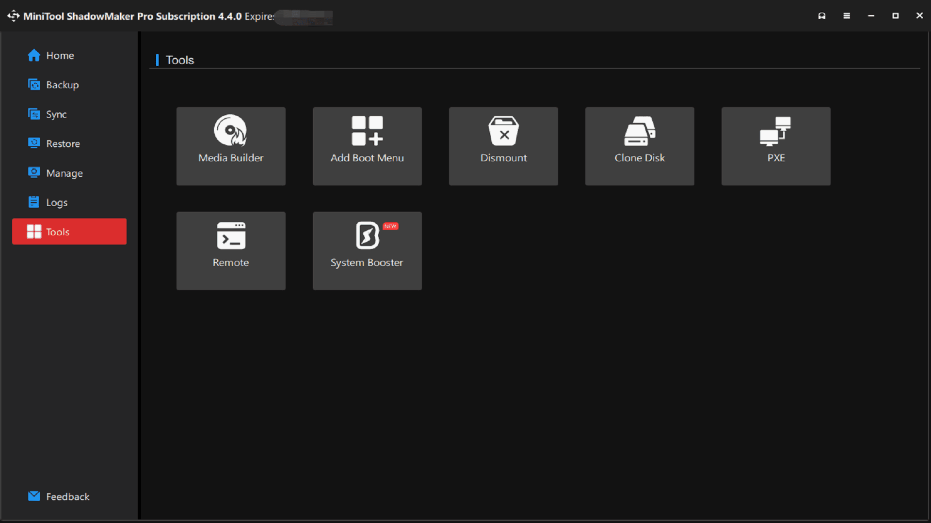 Screen Shot image 2 MiniTool ShadowMaker Pro رخصة (1 سنه /2 اجهزة)