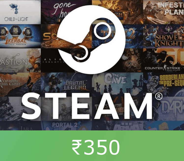 Steam Gift Card ₹350 INR Global Activation Code