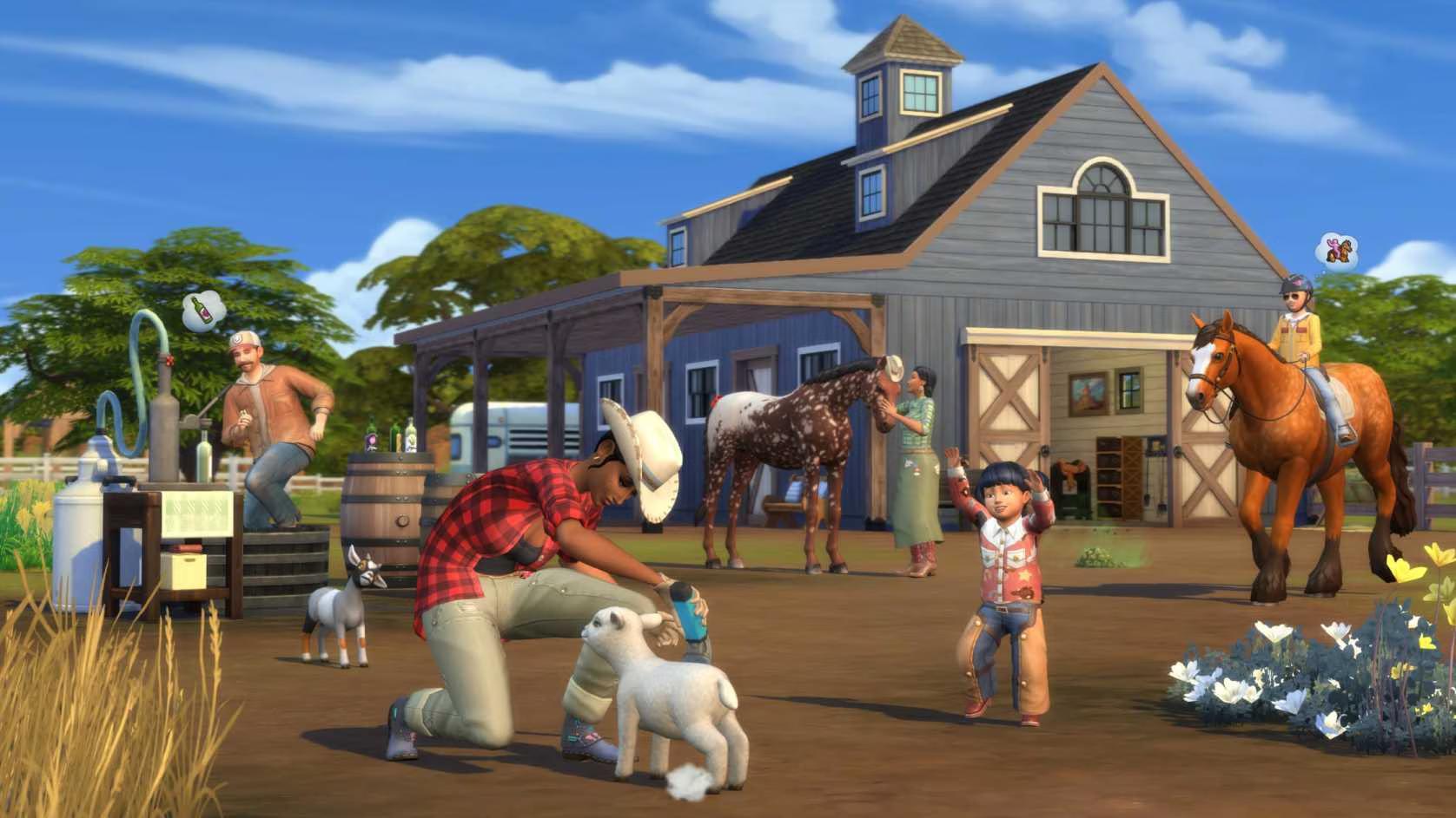 Screen Shot image 2 The Sims 4 - Horse Ranch DLC EA App كود رقمي