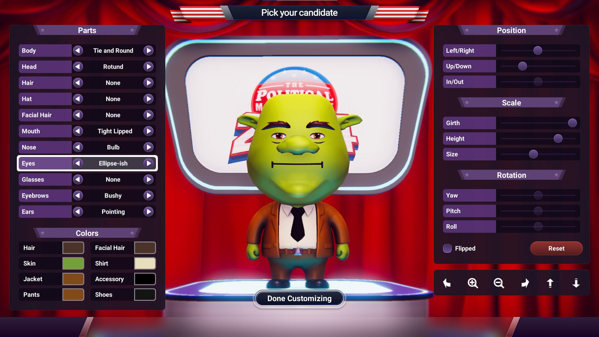 Screen Shot image 1 The Political Machine 2024 بي سي ستيم كود رقمي