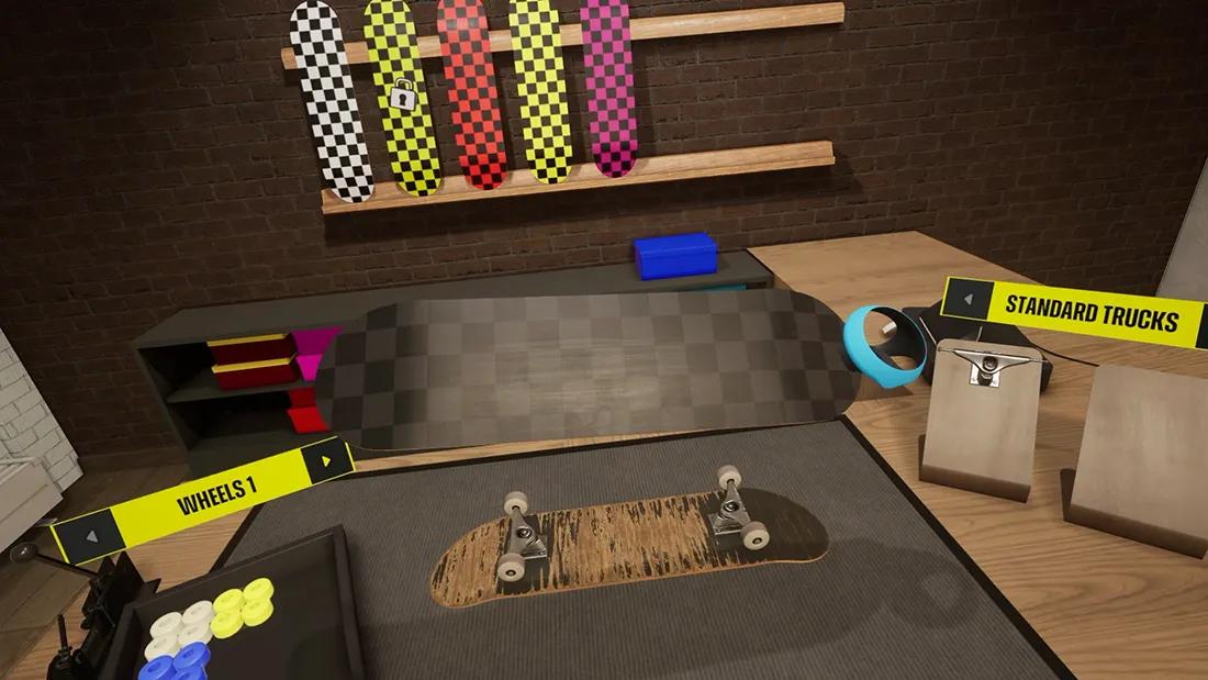Screen Shot image 0 VR SKATER - FX Trucks Pack 1 DLC اوروبي (Without الماني) بلايستيشن 5 كود رقمي