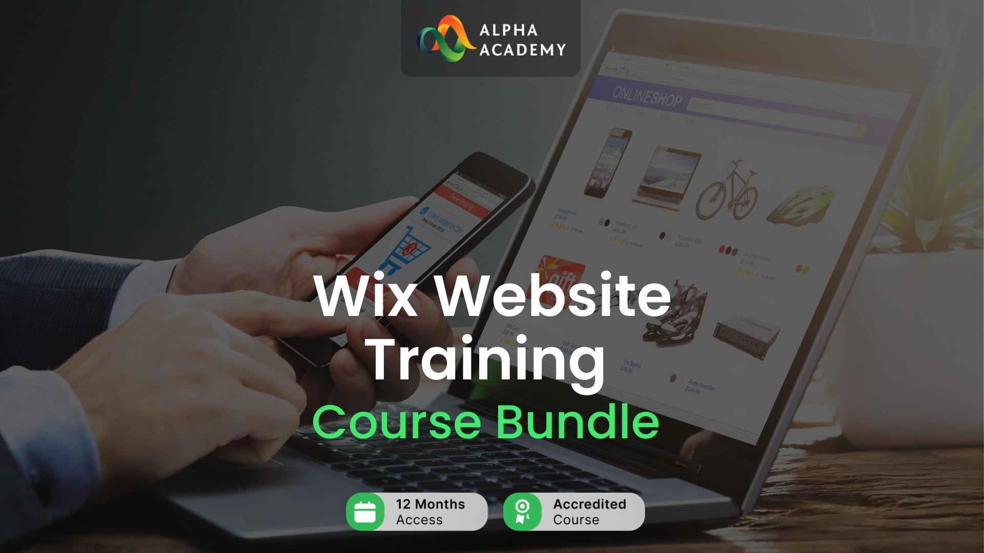 Screen Shot image 0 Wix Website Training حزمة Alpha Academy كود