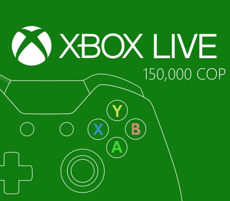 XBOX Live COP 150000 Prepaid Card CO