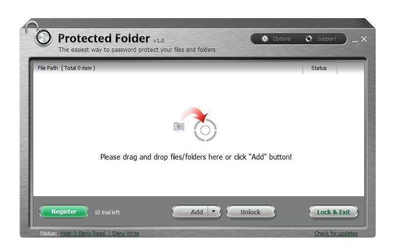 Screen Shot image 0 IObit Protected Folder Pro مفتاح (1 سنه / 1 بي سي)