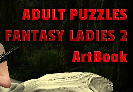 Adult Puzzles - Fantasy Ladies 2 ArtBook DLC ستيم كود رقمي