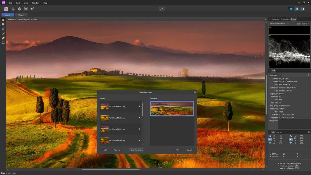 Screen Shot image 3 Affinity Photo 1.10.6 كود رقمي (مدى الحياة / 1 جهاز)