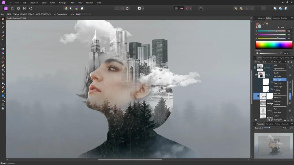 Screen Shot image 2 Affinity Photo 1.10.6 كود رقمي (مدى الحياة / 1 جهاز)