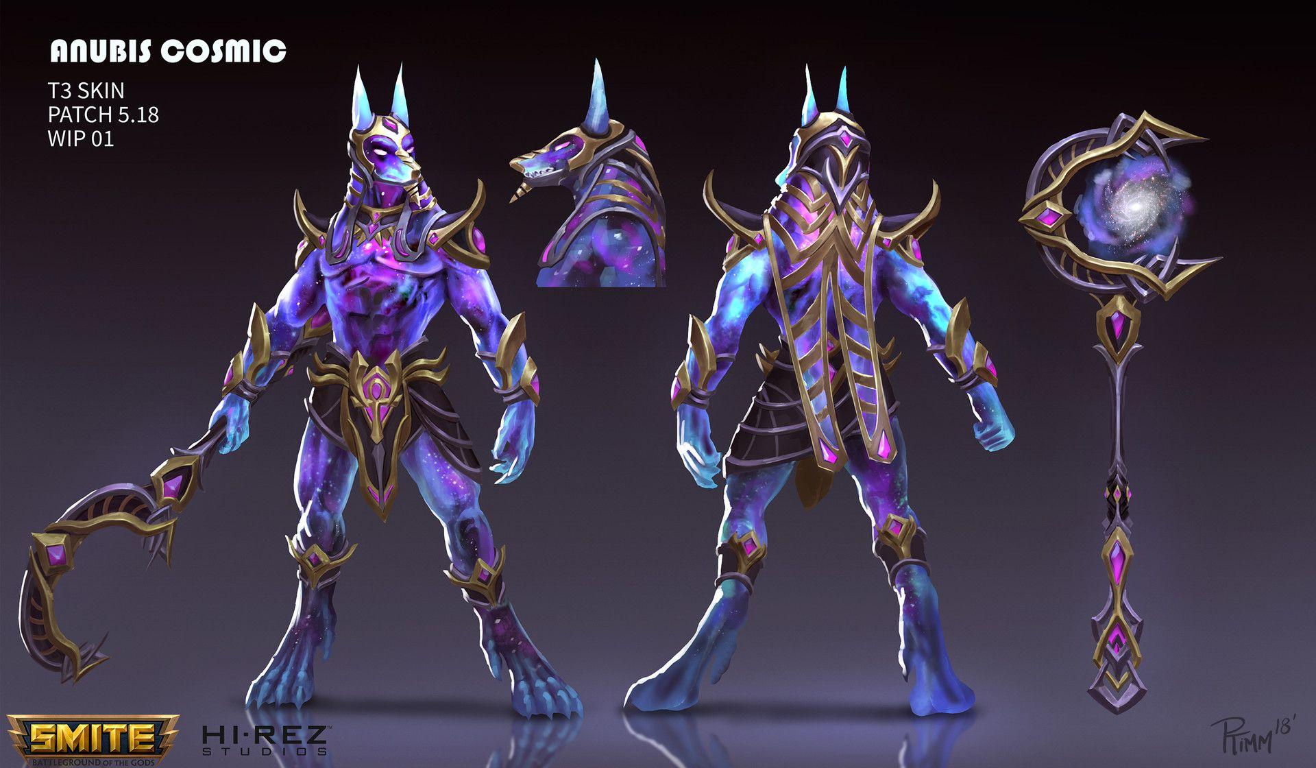 Screen Shot image 1 SMITE - Cosmic Power Anubis Skin كود رقمي