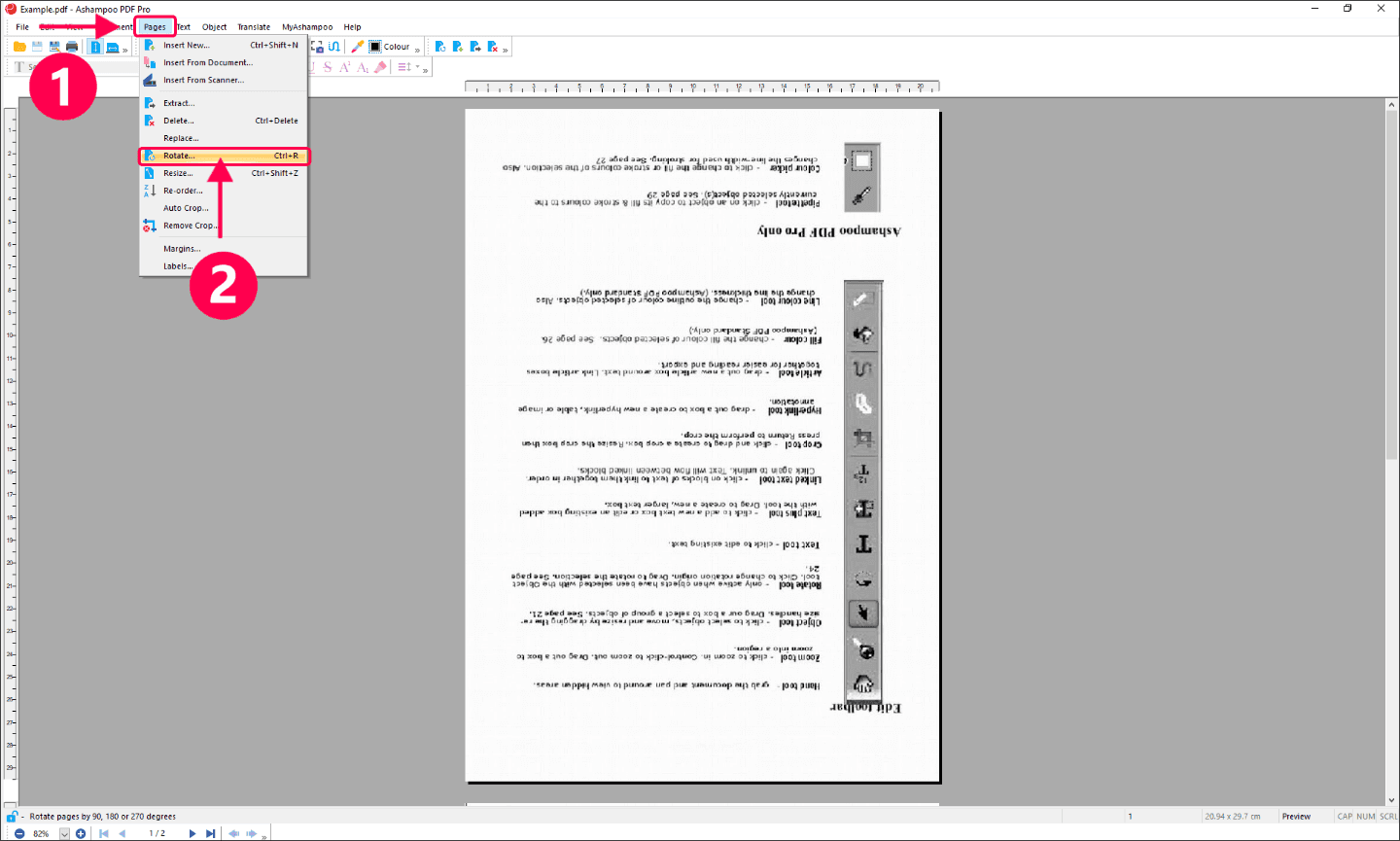 Screen Shot image 1 Ashampoo PDF Pro 2 مفتاح (مدى الحياة / 1 بي سي)