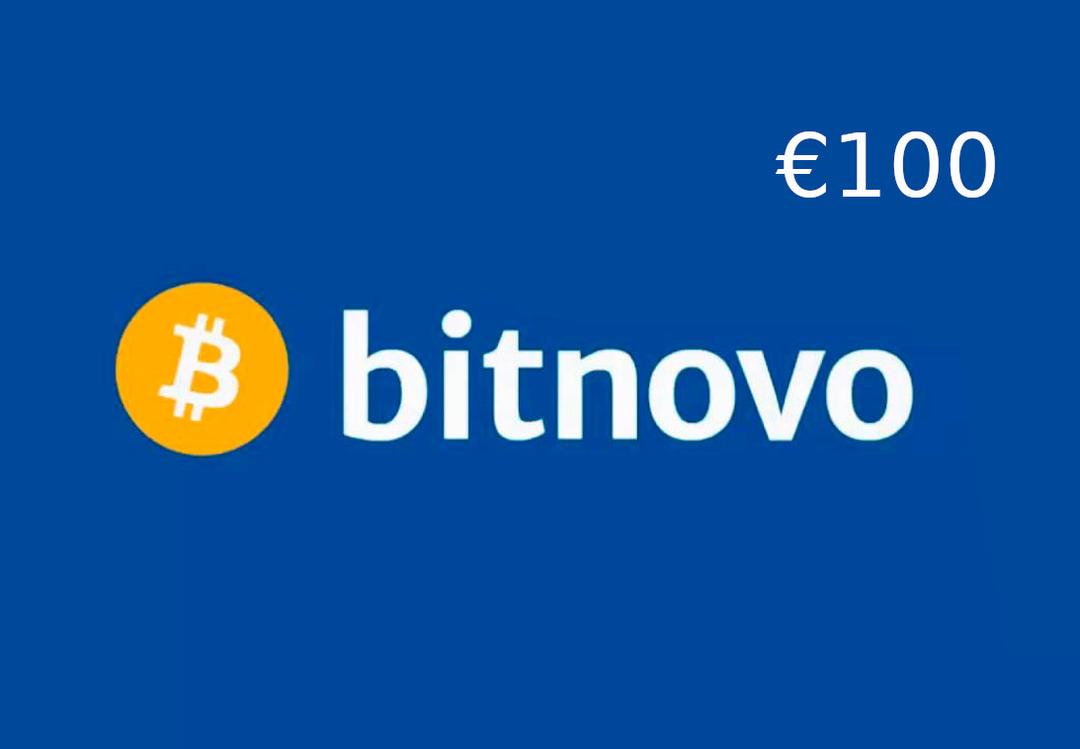 BitNovo Crypto بطاقة €100 اوروبي