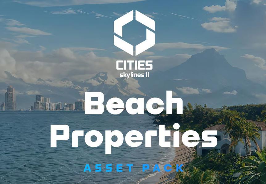 Cities: Skylines II - Beach Properties DLC ستيم كود رقمي