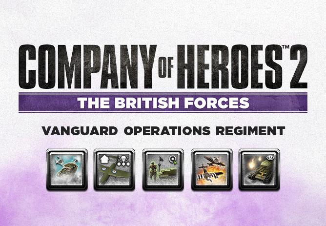Company Of Heroes 2 - British Commander: Vanguard Operations Regiment DLC اوروبي ستيم كود رقمي
