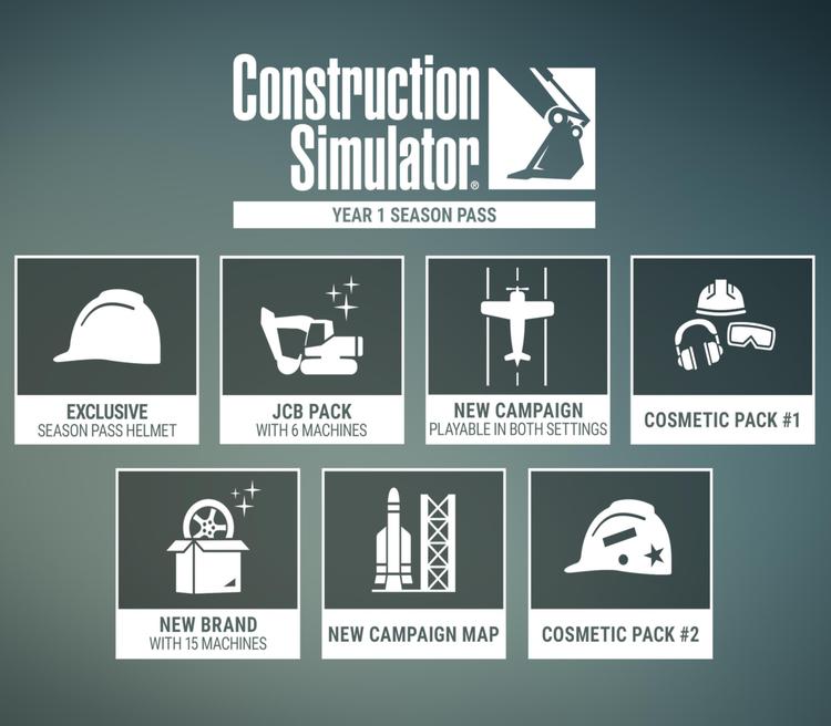 Construction Simulator - Year 1 Season Pass DLC اوروبي بي سي ستيم كود رقمي