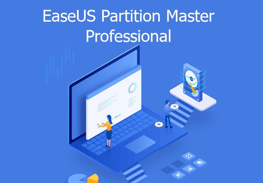 EaseUS Partition Master Professional 18.0 مفتاح (مدى الحياة / 1 بي سي)