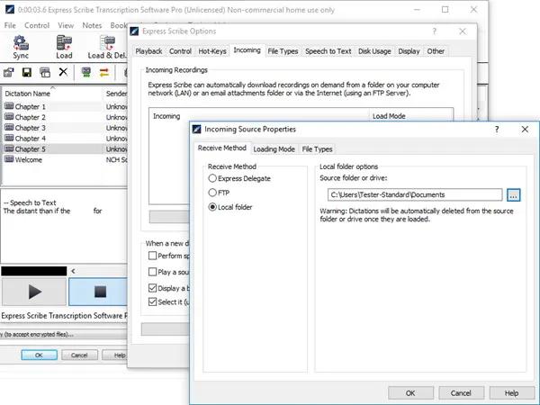 NCH: Express Scribe Transcription مفتاح