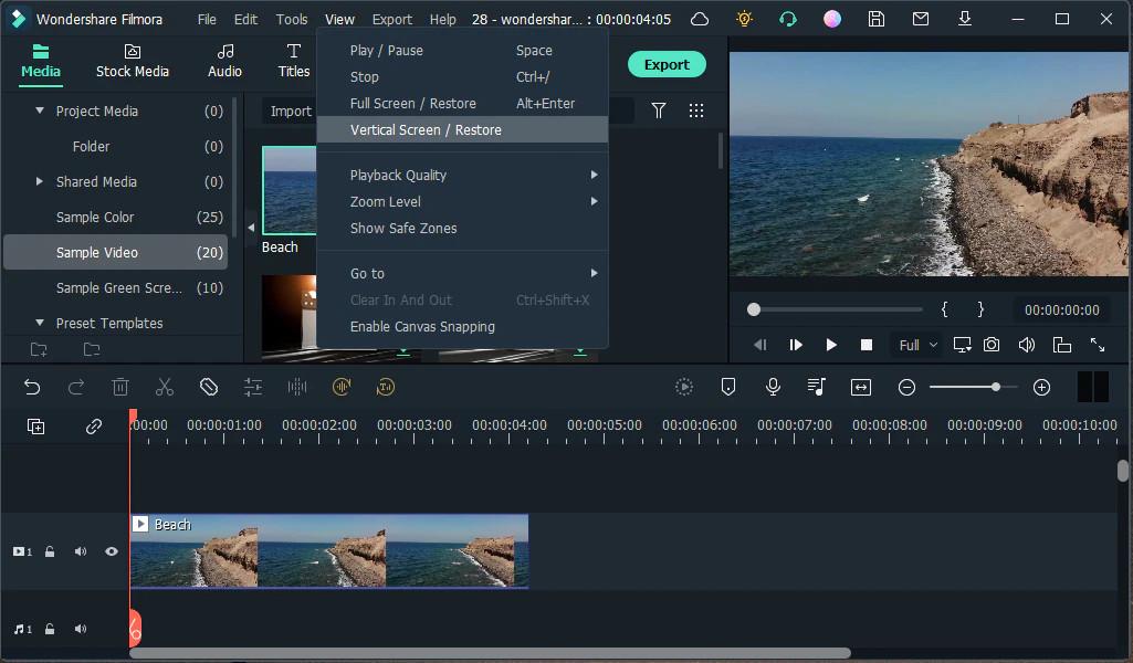 Screen Shot image 0 Wondershare Filmora 12 Video Editor كود رقمي (مدى الحياة / 1 بي سي)