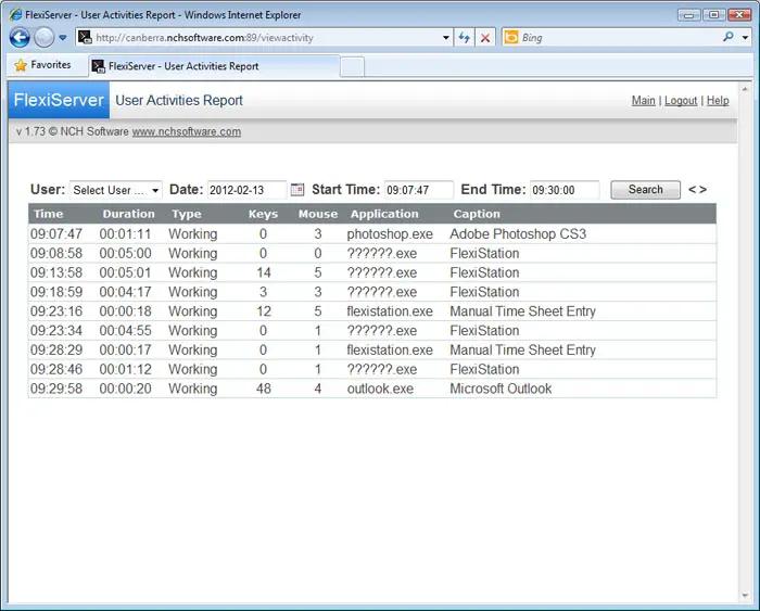 NCH: FlexiServer Productivity & Attendance مفتاح