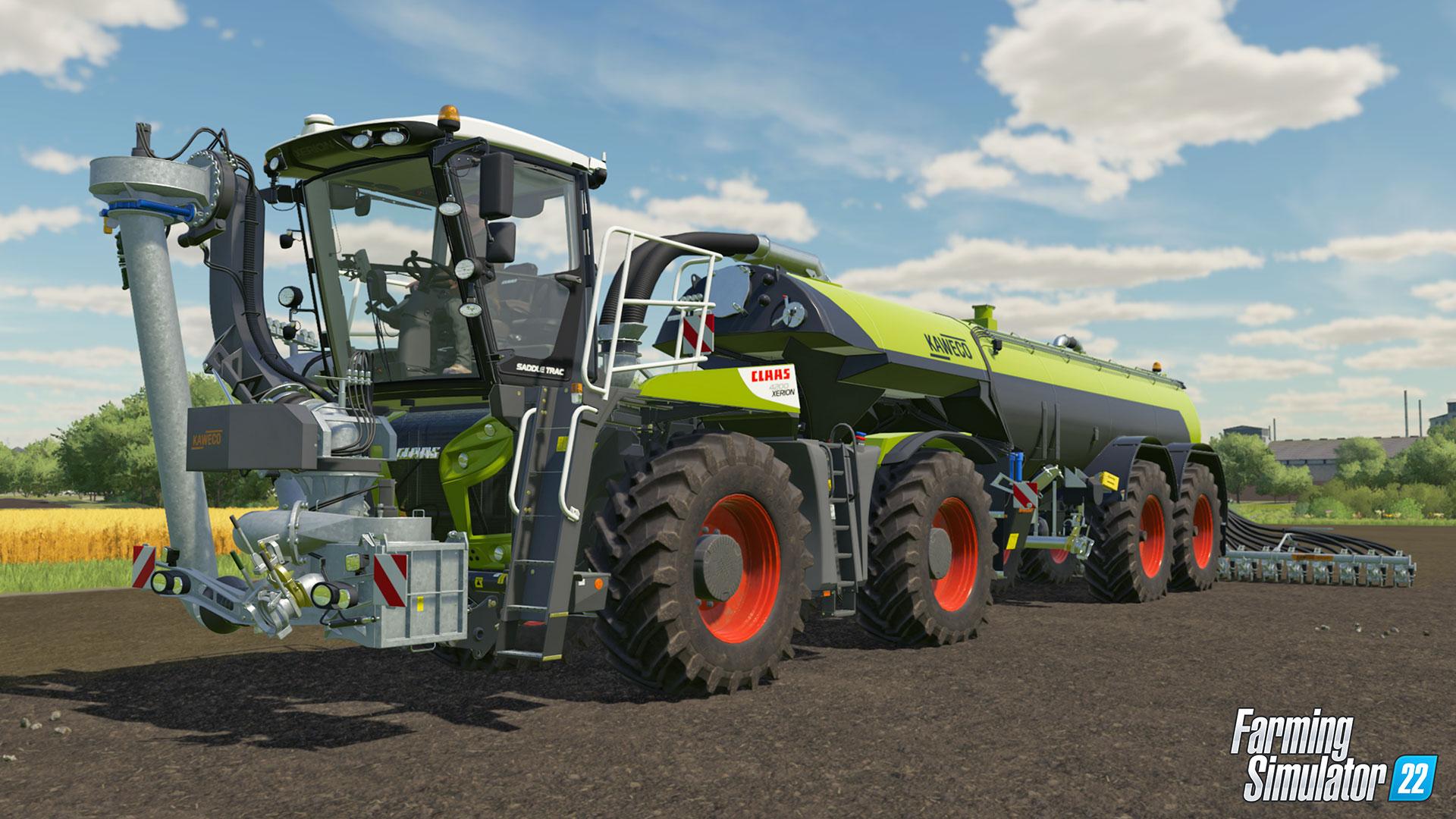 Farming Simulator 22 - CLAAS XERION SADDLE TRAC Pack DLC اوروبي V2 بي سي رابط هديه ستيم