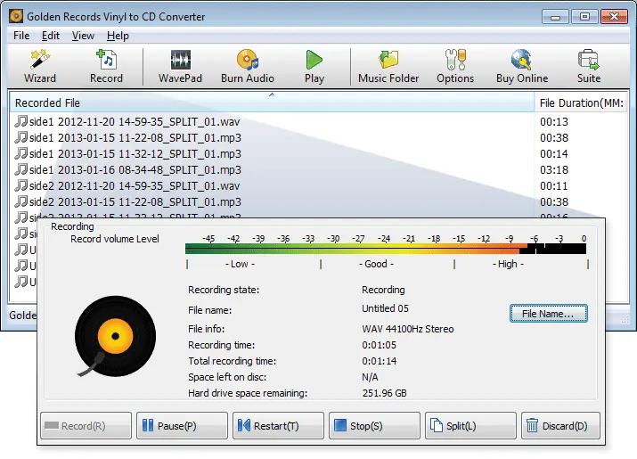 NCH: Golden Records Vinyl And Cassette To CD Converter مفتاح