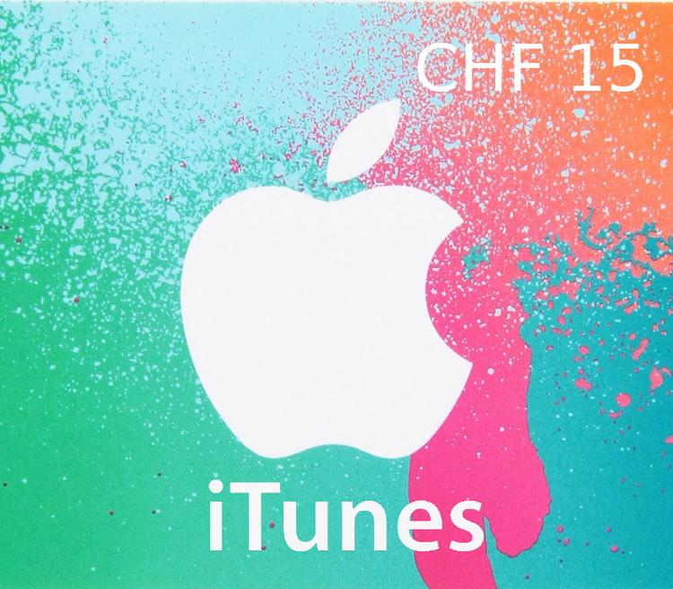 iTunes 15 CHF CH Card