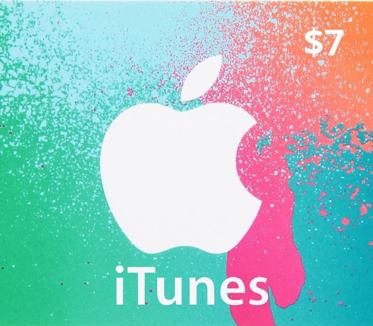  iTunes $7 US Card