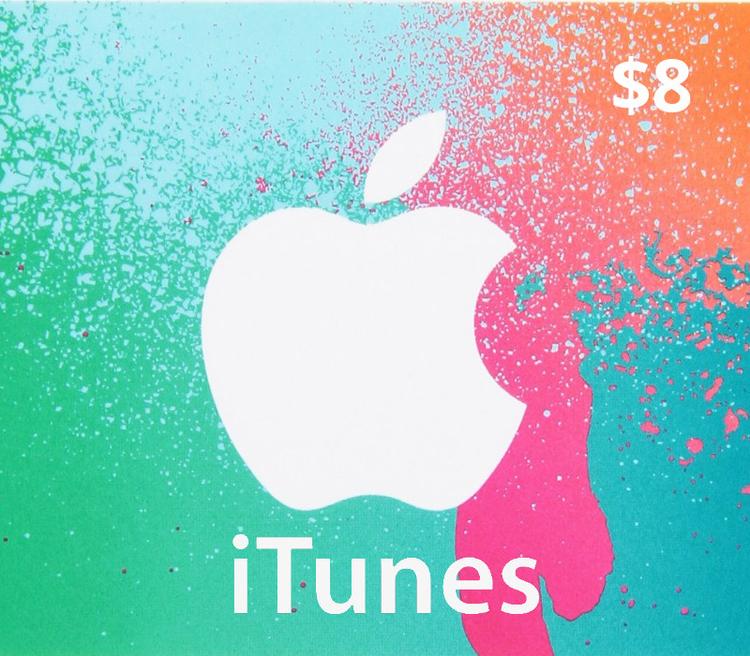 iTunes $8 US Card
