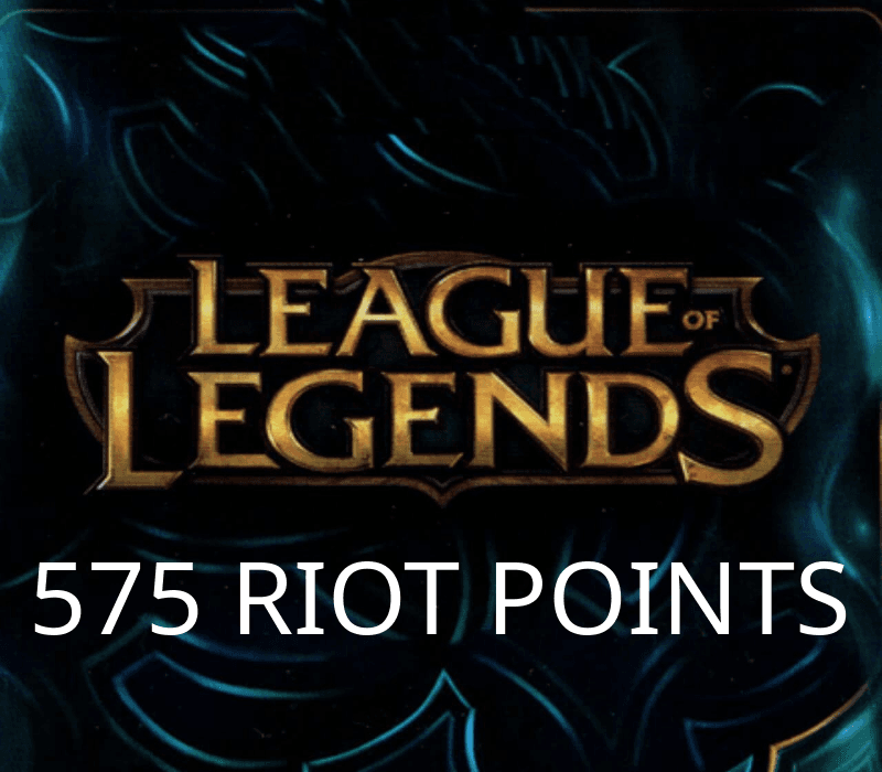 League of Legends 575 RP Prepaid Card EU