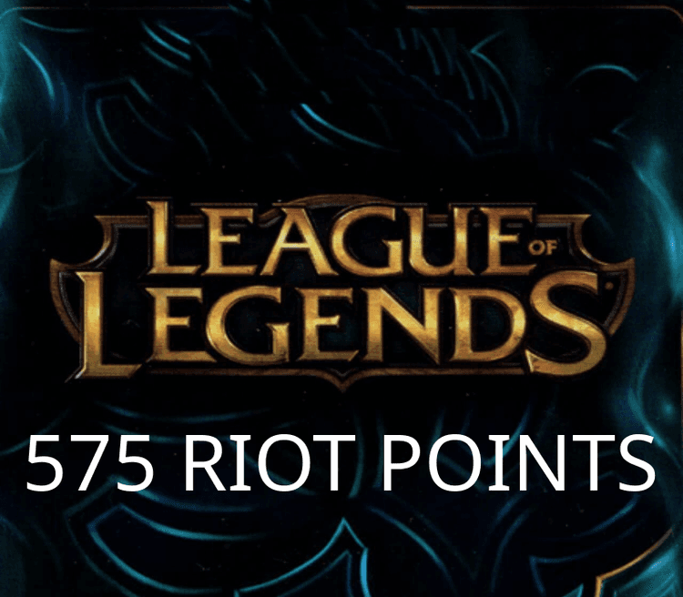League of Legends 575 RP Prepaid Card EU