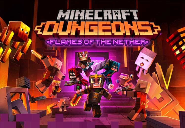 Minecraft Dungeons - Flames Of The Nether DLC بي سي كود رقمي