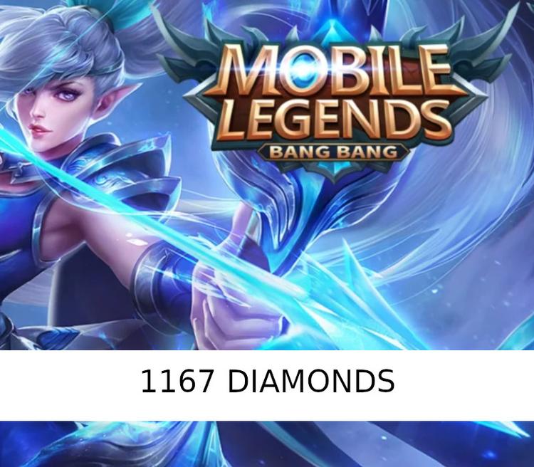 Mobile Legends - 1167 Diamonds MENA Key