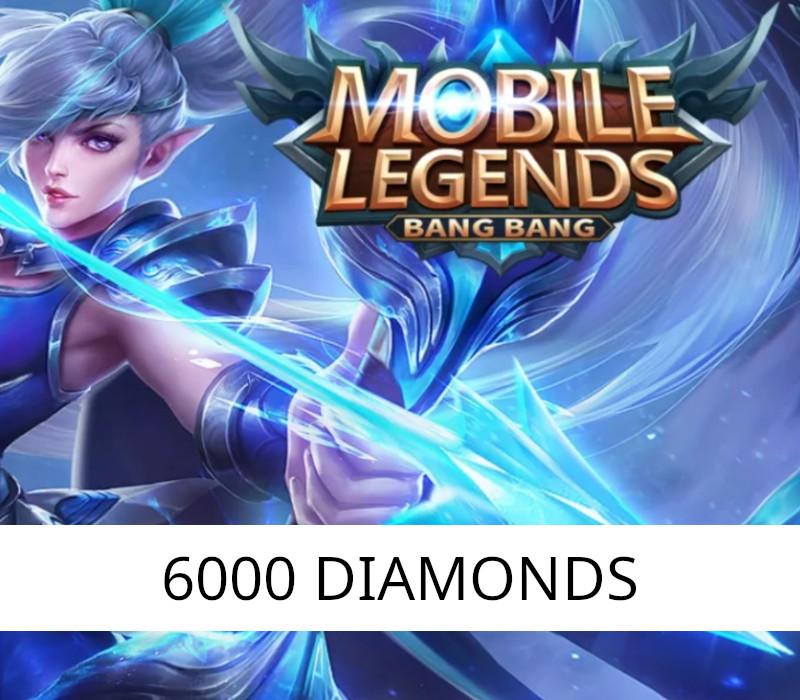Mobile Legends 100 USD - 6000 Diamonds امريكي مفتاح