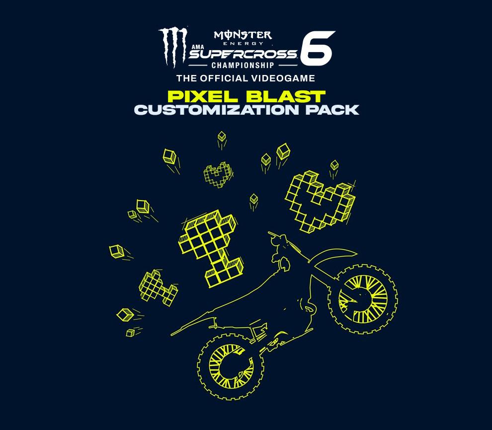 Monster Energy Supercross 6 - Pixel Blast Customization Pack DLC اوروبي بلايستيشن 5 كود رقمي